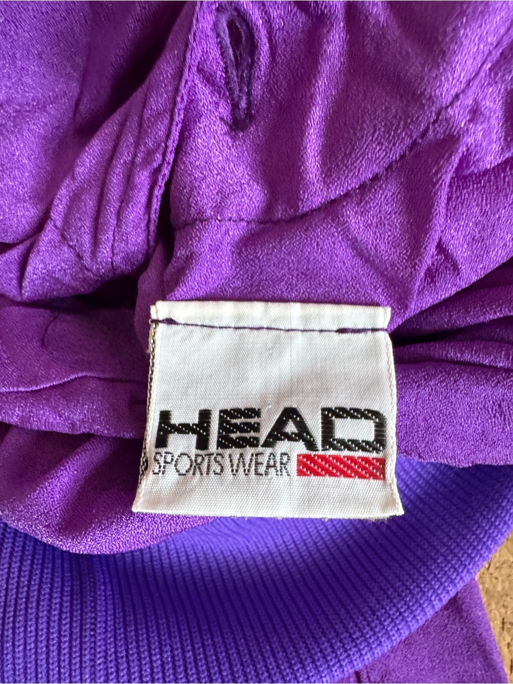 Head Purple Track Joggers with Multicolor Graphic reversible Zip Jacket - Picture 3 of 5